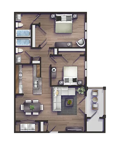 Floor plan The Maple