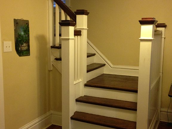 Entryway with stairs to second floor