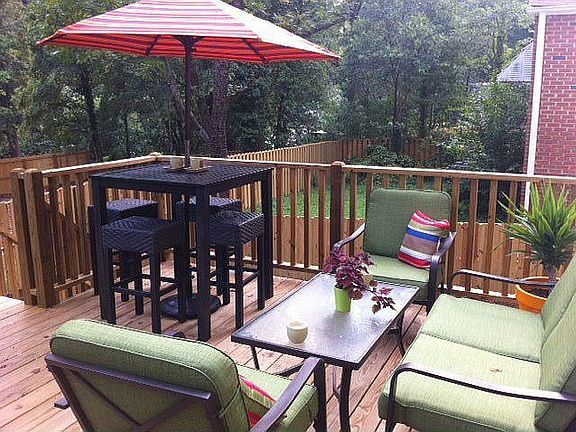 Backyard deck