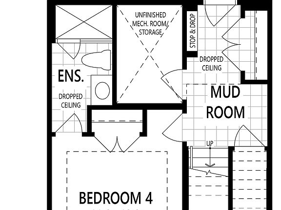 Bedroom 4 In Lieu of Recreation Room