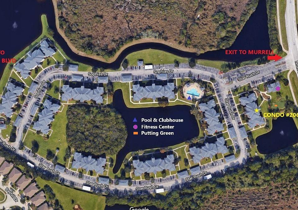 Aerial Map with Sites of Note