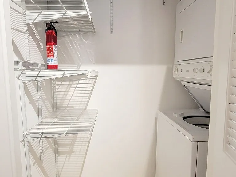 Pantry with in-unit washer/dryer