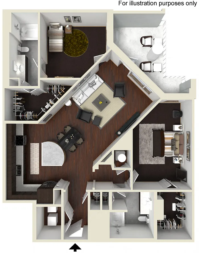 Floor plan B1