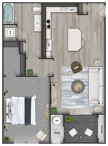 Floor plan Ash (AA1) - Income Restrictions Apply