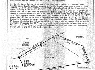 3707 Lake Lapeer Dr, Metamora, MI 48455