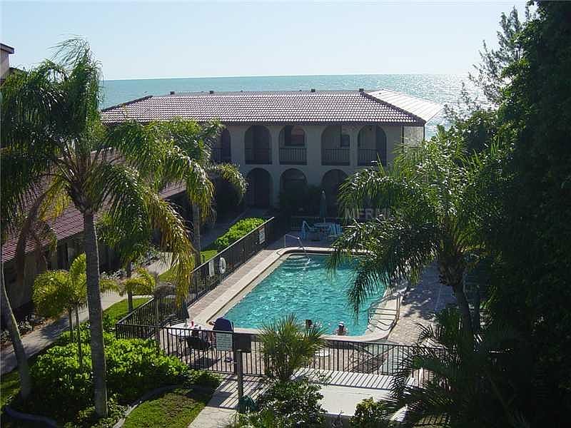 View From Above, end unit in left building facing the pool.