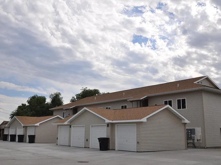 Garage is in the back detached