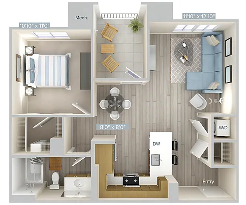 Floor plan A1-758-1
