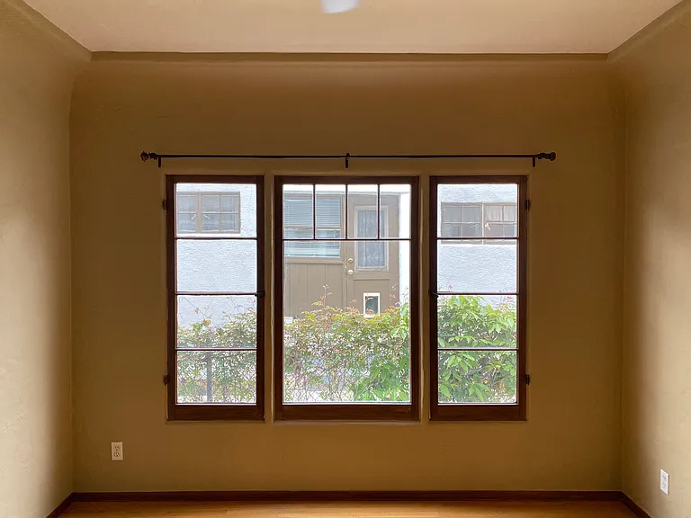 STAINED DINING ROOM WINDOWS