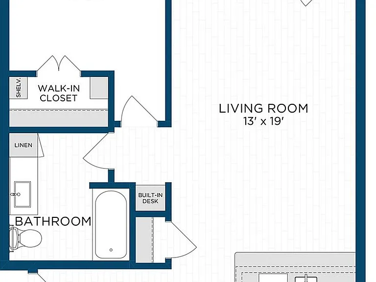 Floor Plan A1 | Echelon at Charlotte | Apartments in Charlotte, NC Floor Plan A1 | Echelon at Charlotte | Apartments in Charlotte, NC