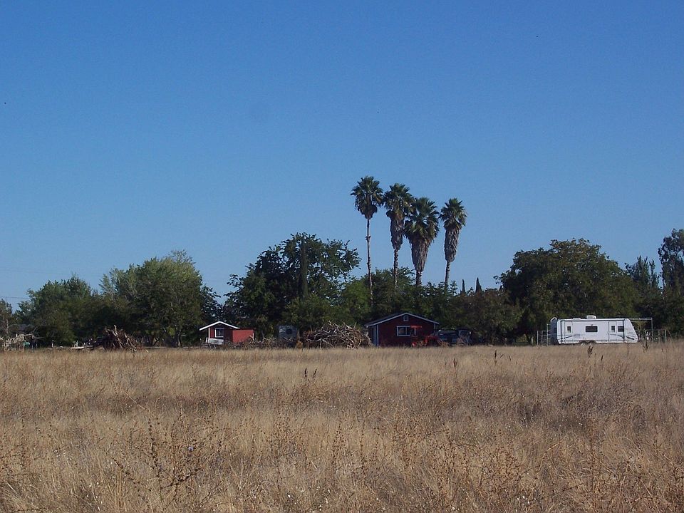Looking towards the house from the Back of the property