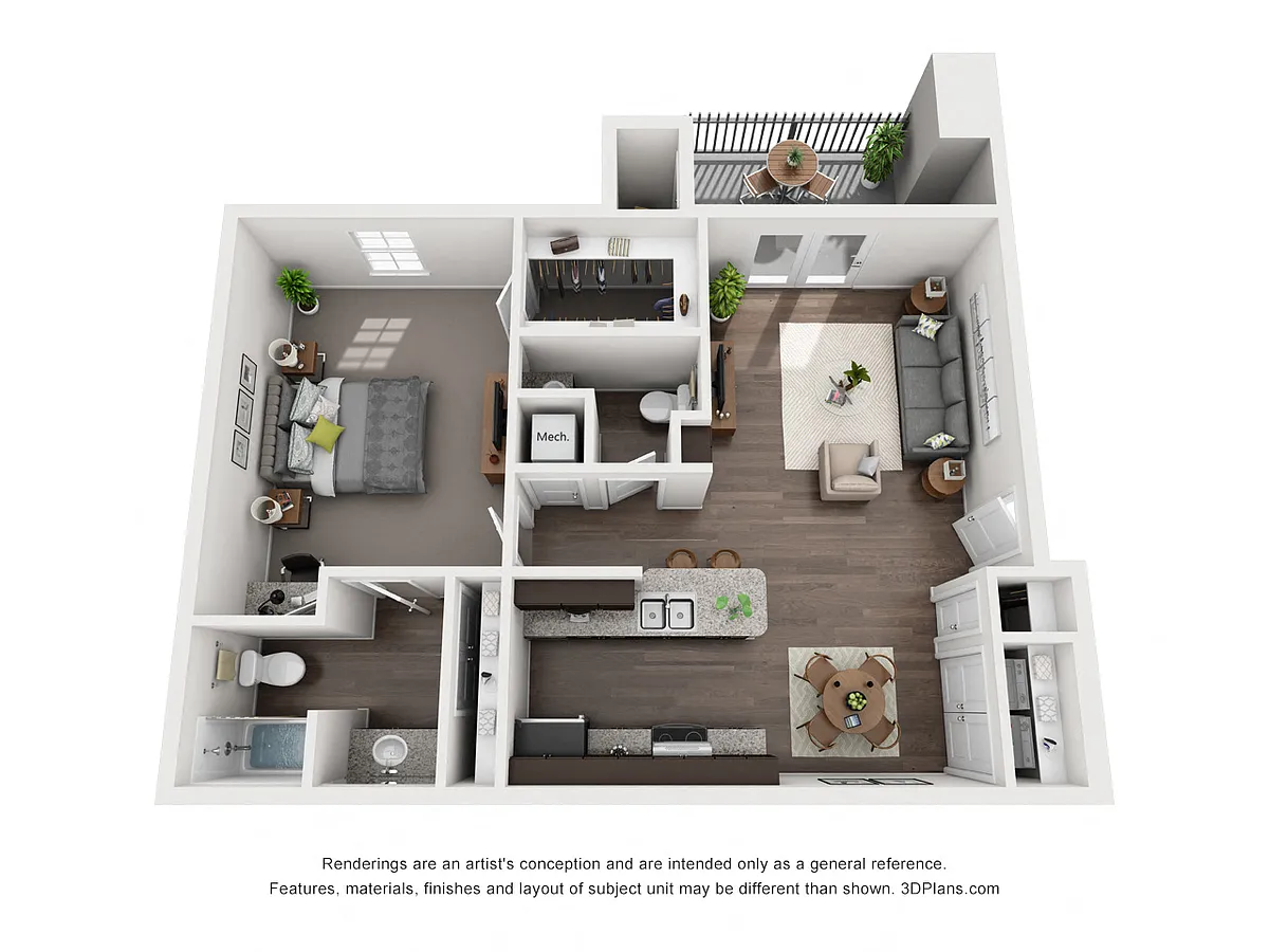Floor plan The Beignet