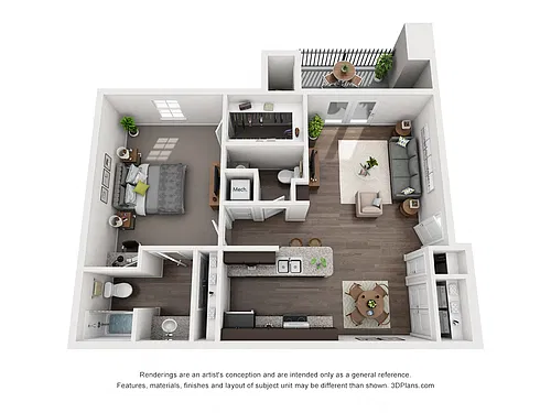 Floor plan The Beignet
