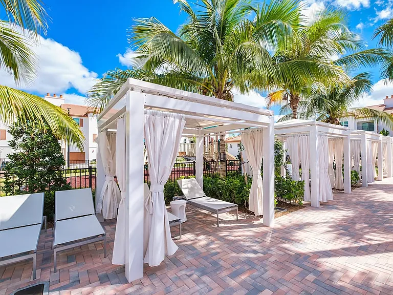 West Phase Sundeck with cabanas