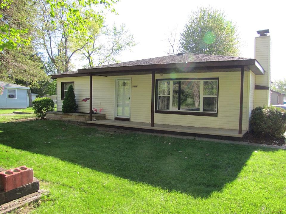 Canal front single family home.