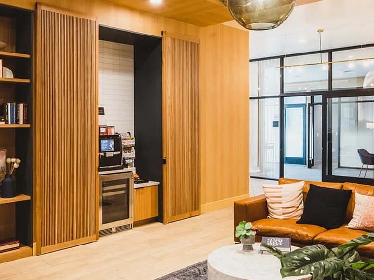 Grab your morning coffee at the coffee bar in the lobby