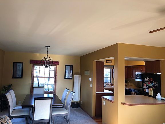 Dining room and kitchen