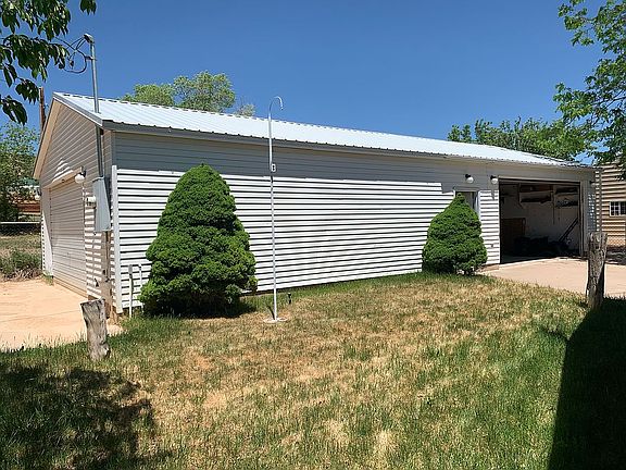 South side of garage 