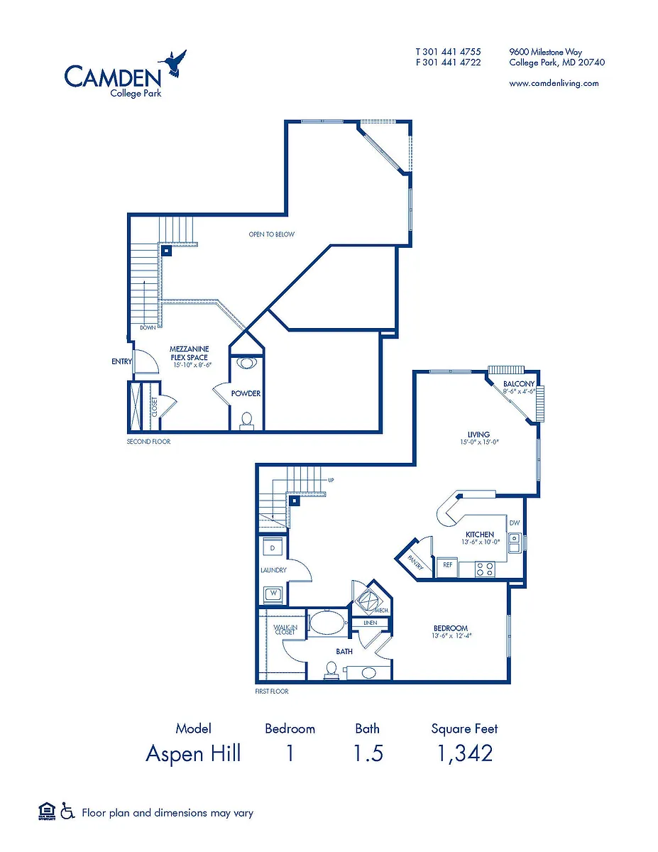 Floor plan Aspen Hill