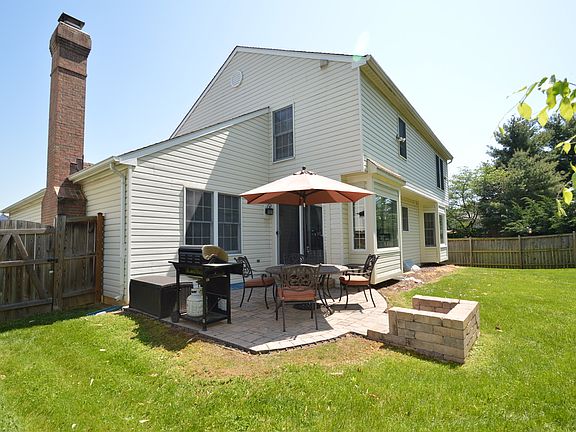 Rear yard with patio