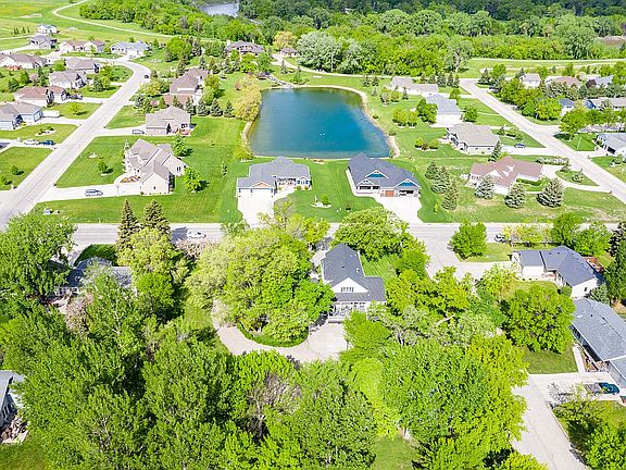 Ariel view facing west