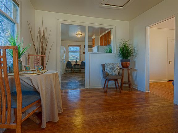 Facing toward kitchen
