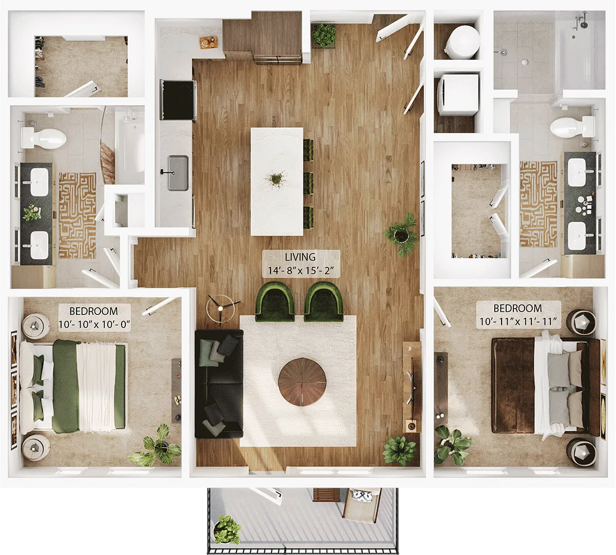 Floor plan B7