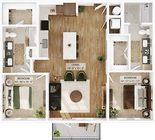 Floor plan B7