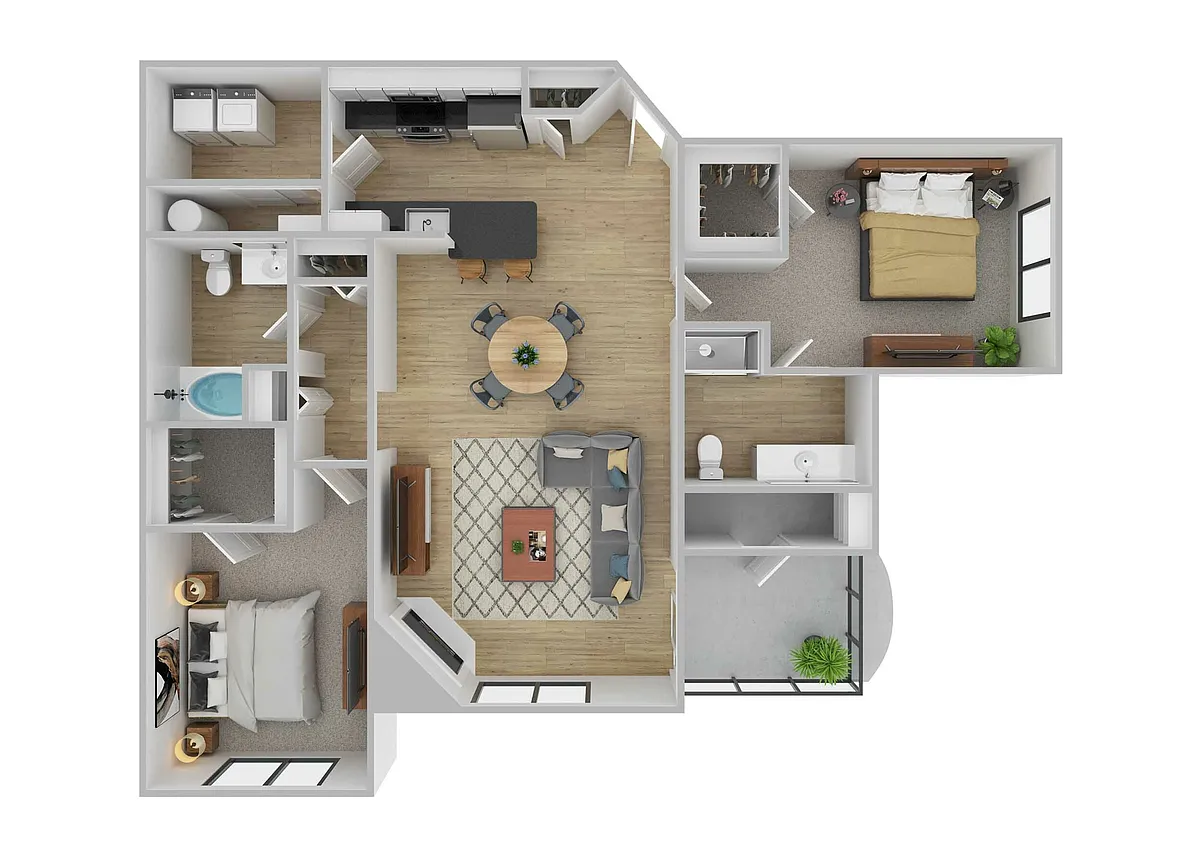 Floor plan The Sycamore Renovated
