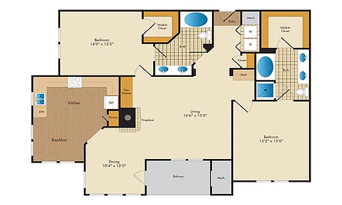 Floor plan B8