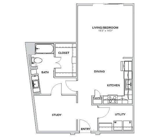 Floor plan E3 Alt - III
