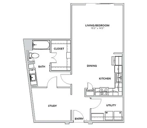 Floor plan E3 Alt - III