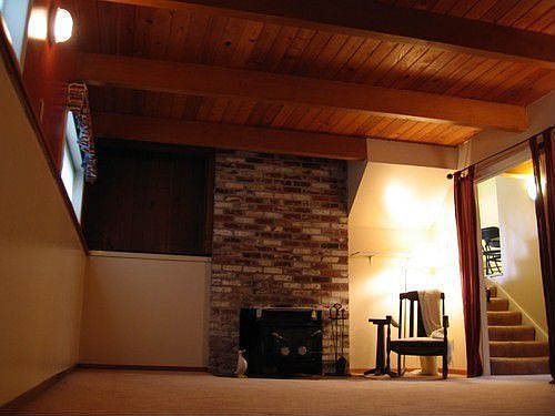 Downstairs woodstove