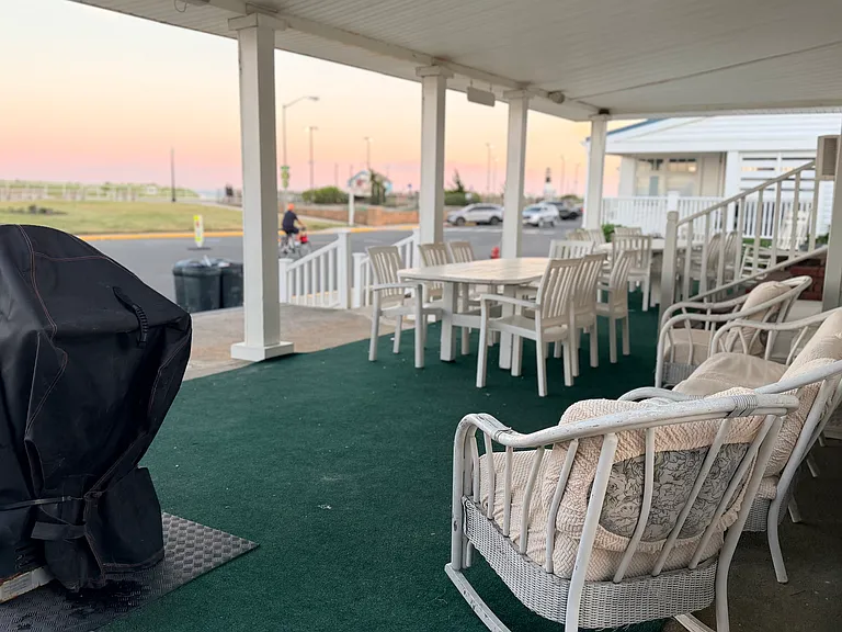 Enjoy beautiful sunsets from the porch