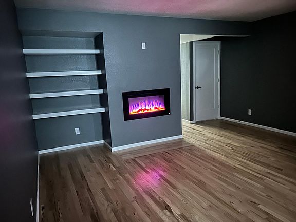 Front living room, view of fireplace
