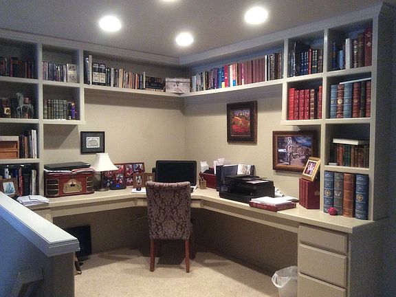 Mezzanine office library