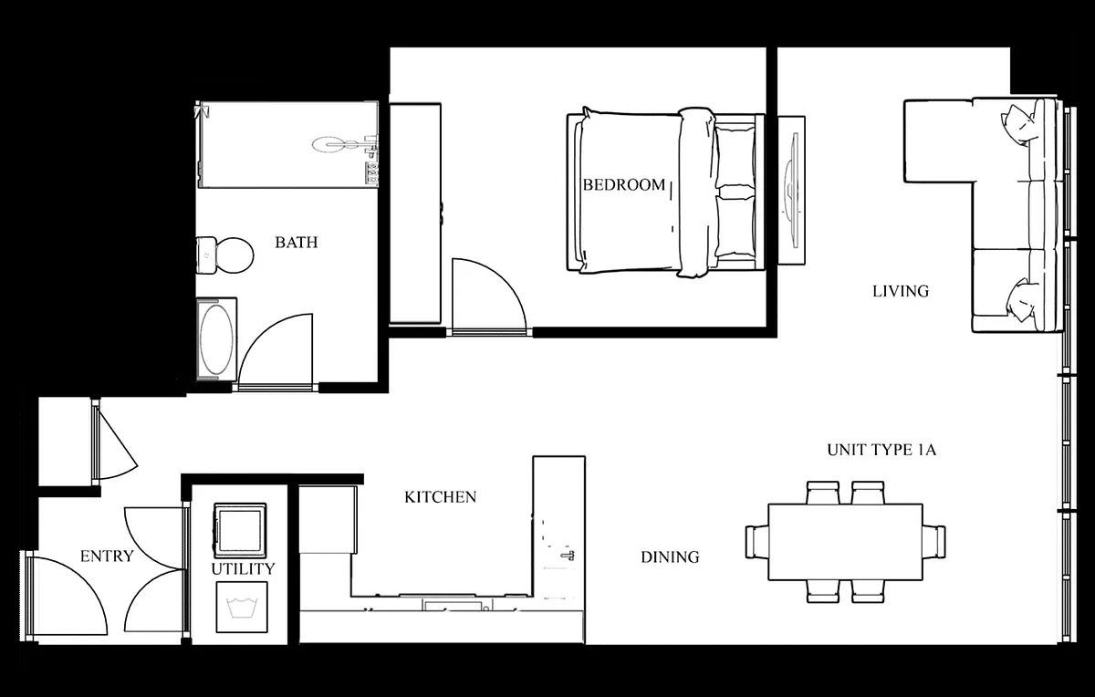 Floor plan 1A