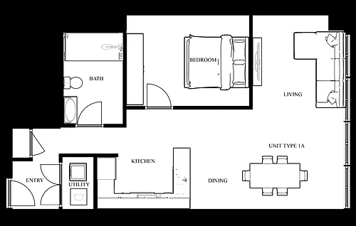 Floor plan 1A