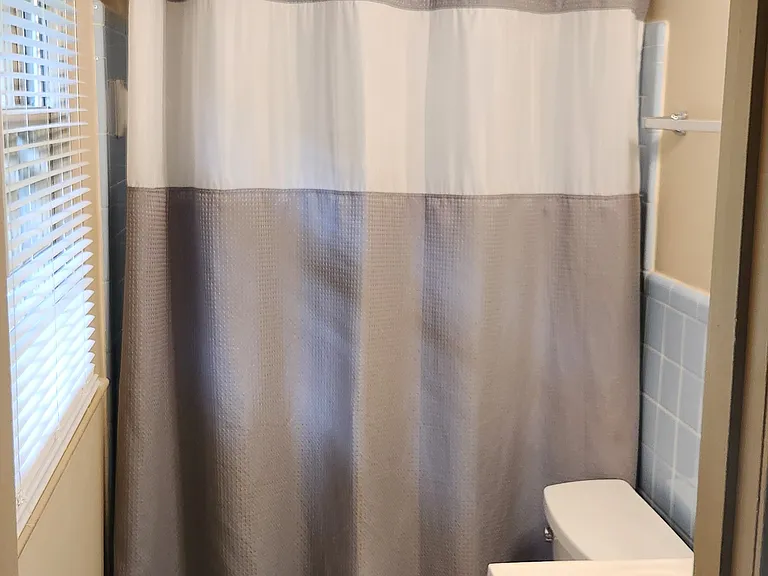 Full bath with shower in master.