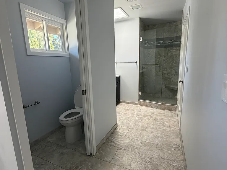 Primary bath toilet room