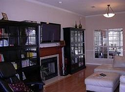 fireplace in great room