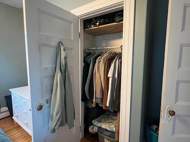 Rear bedroom closet
