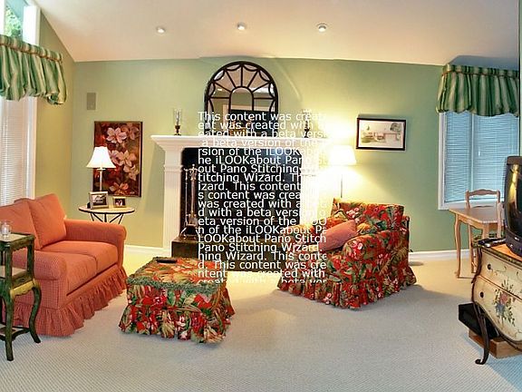 Warm Living Area w/Fireplace