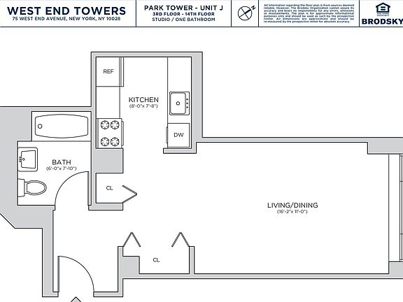 2nd image of 75 W End Ave APT P8j