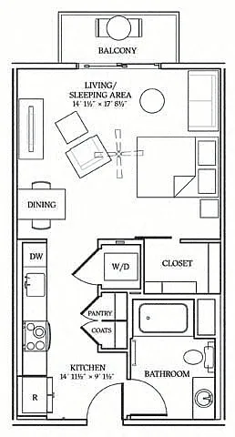 Floor plan STUDIO 5