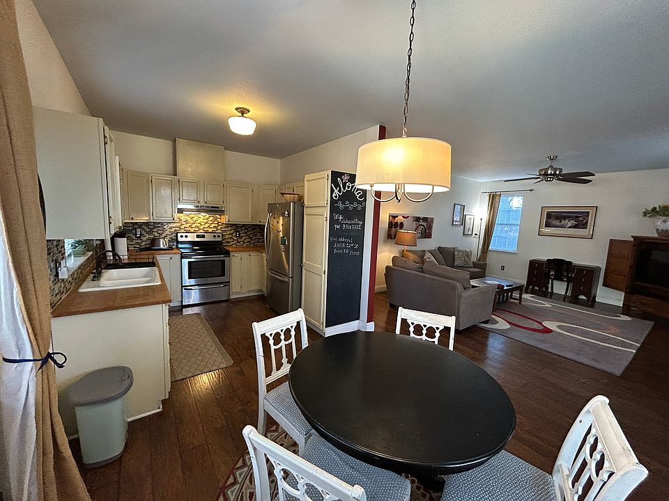 Dining Area looking at Kitchen and Living Room
