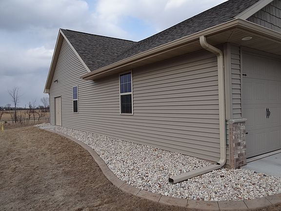 Garage side of house