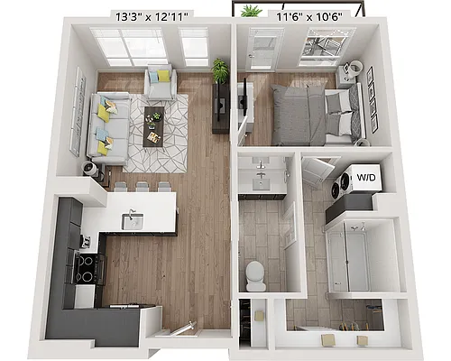Floor plan A1BA