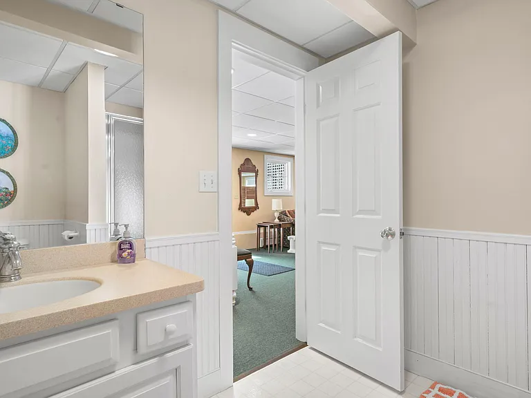 3/4 Bathroom in Finished Basement