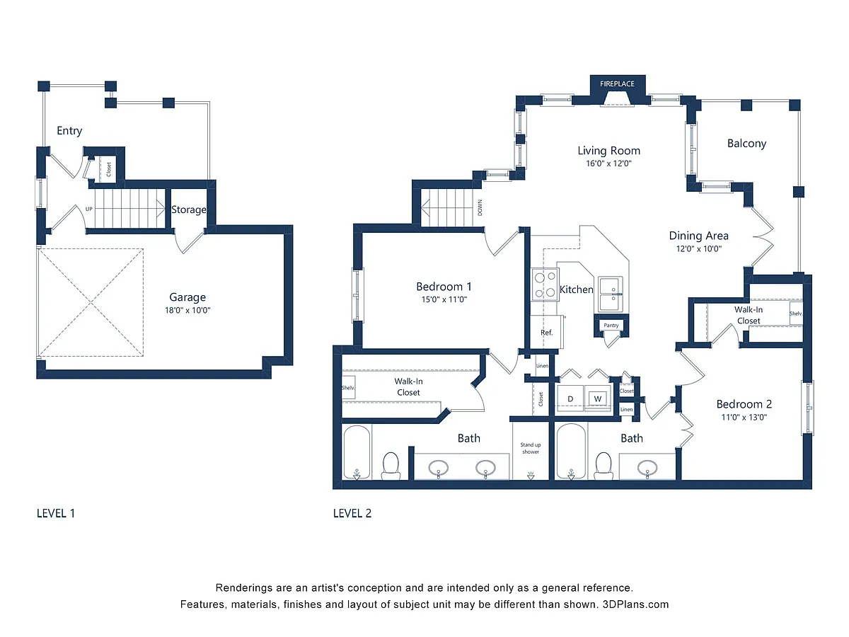 Floor plan B3